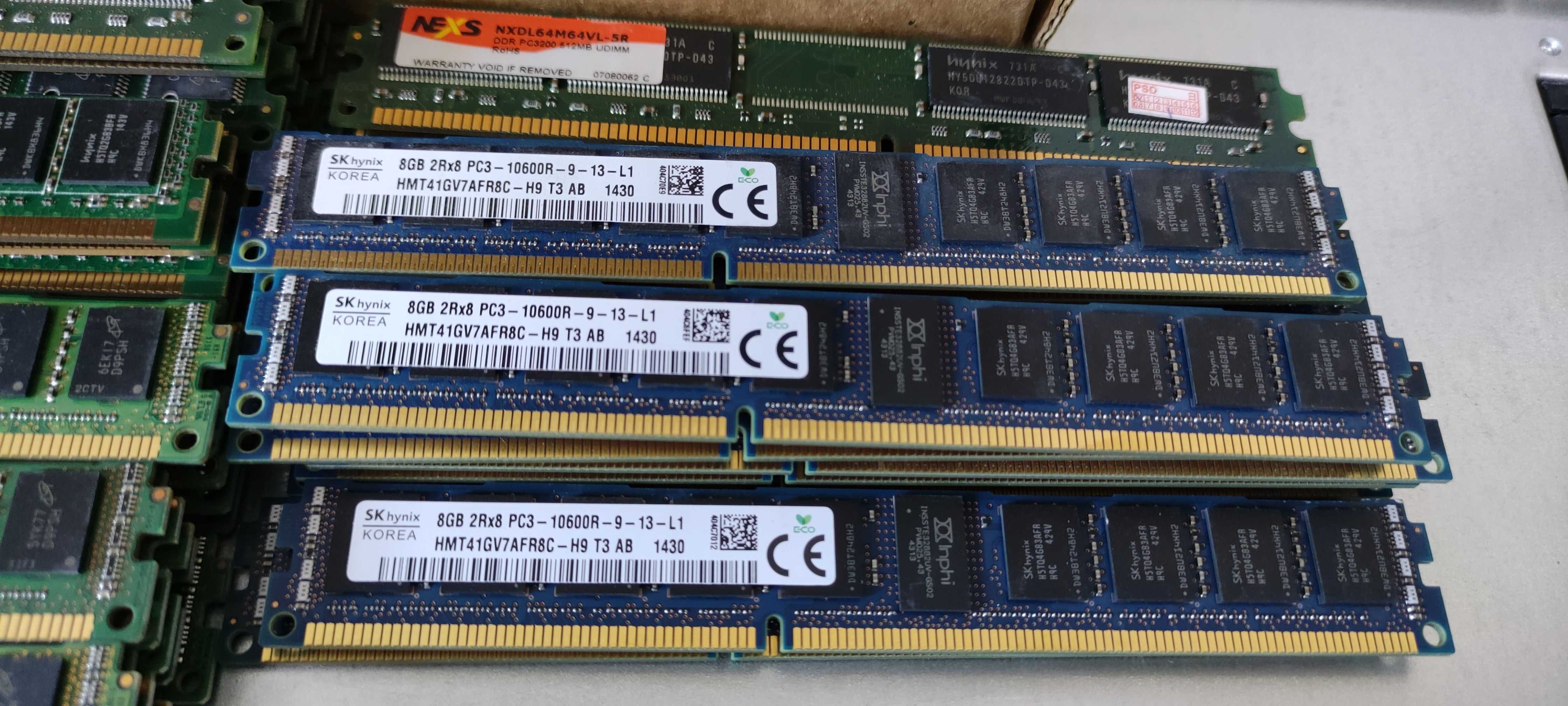 Оперативная память для сервера DDR3 DDR4 4GB 8GB 16Gb 32Gb ECC