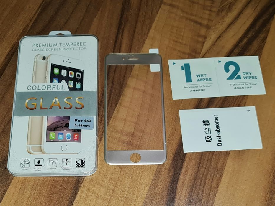 Folie sticla display full cover originala SuperGlass Apple iPhone 6 6s