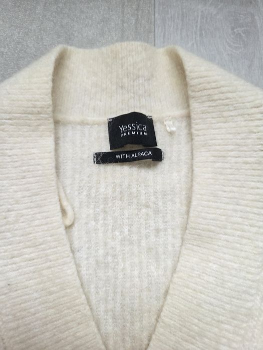 Pulover damă crem, din lana – Whit Alpaca Vessica Premium, mărimea S