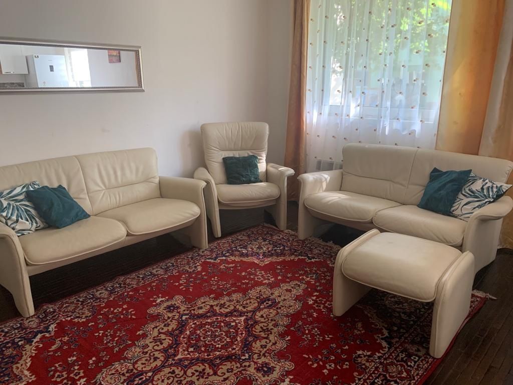 Set sofa / canapele din piele