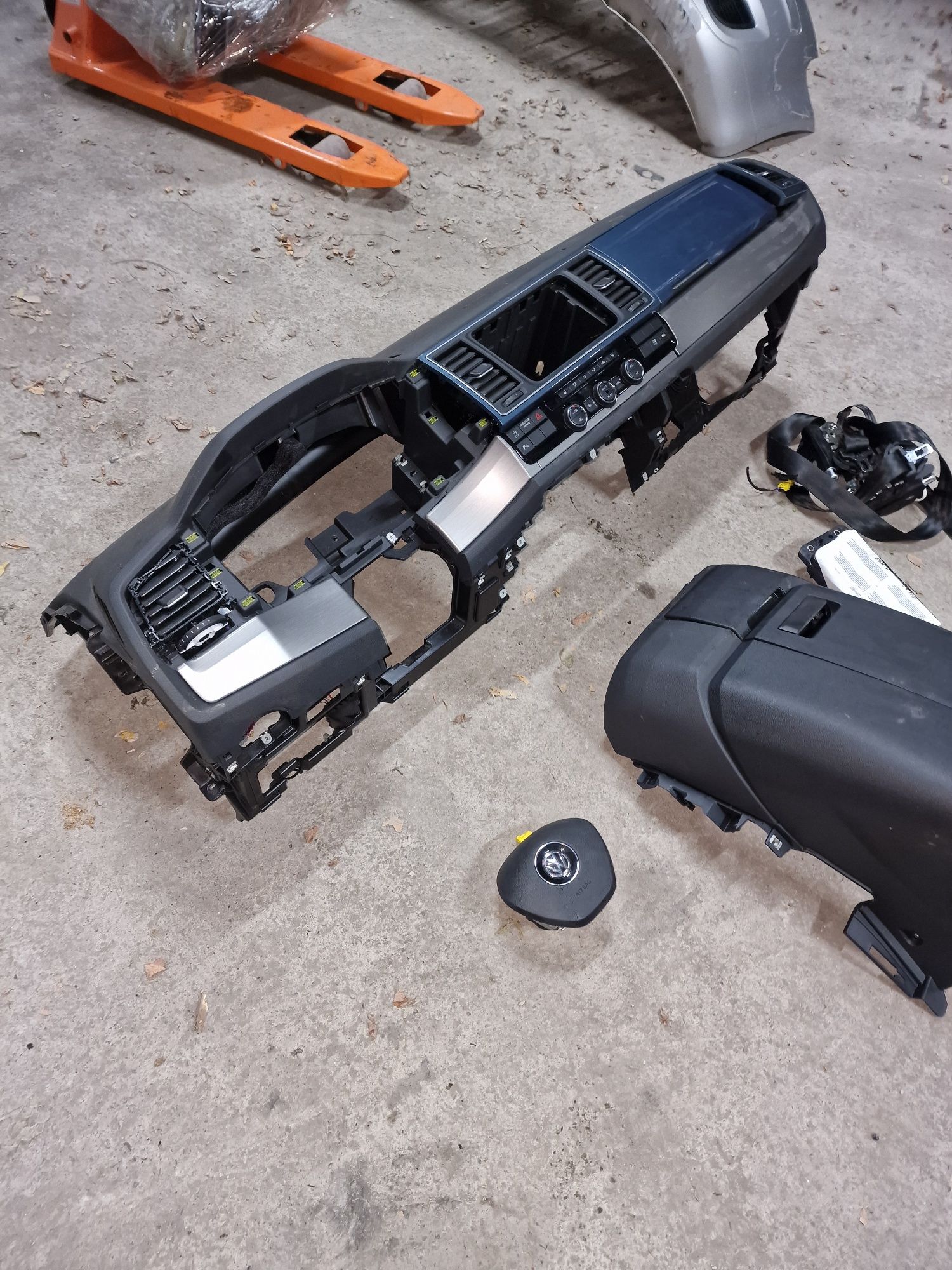 Plansa bord kit complet airbag vw t6 transporter caravelle multivan