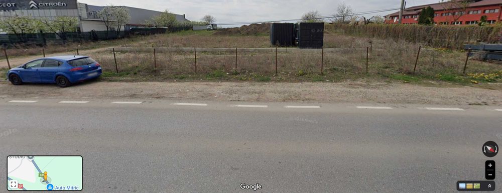 Teren 5.000 mp pe E85 – zonă comercială, lângă reprezentanța Citroën