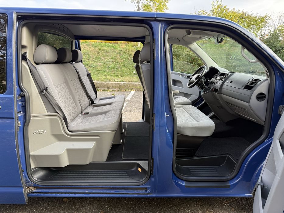 VW Transporter T5 1.9 Tdi Modelul Lung cu 6 Locuri si Marfa