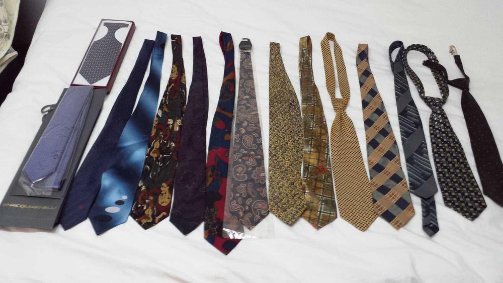 мужские галстуки SALVATINI и СССР и разных стран времен