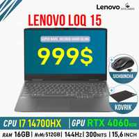 Lenovo LOQ 2024 I7-14700HX / 16 gb ram / 512 gb ssd / rtx 4060 Оптом