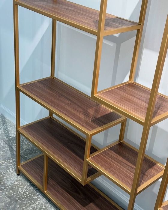 Лофт стеллажы Золотой Для магазина Loft stellajlar magazin uchun