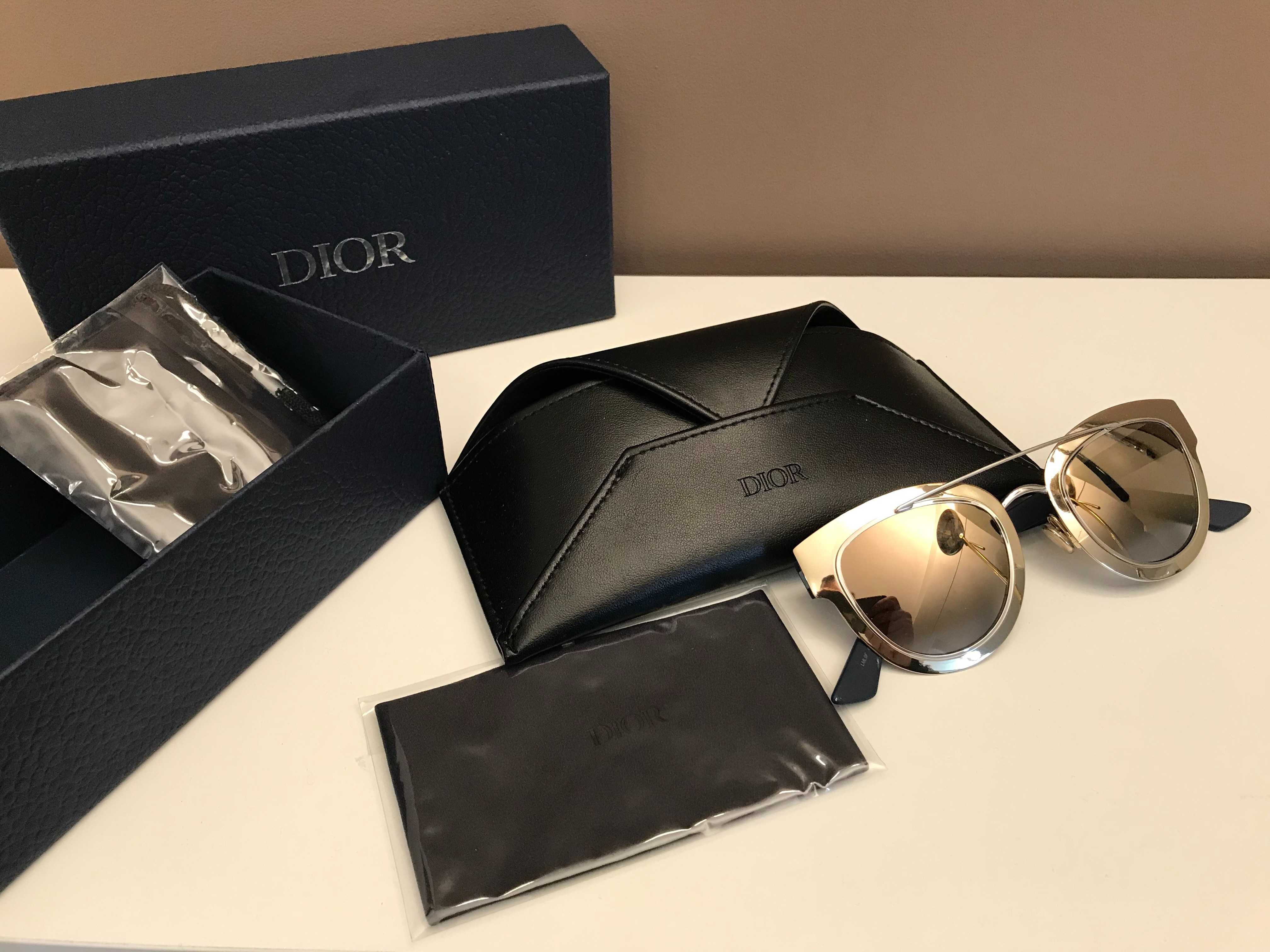 Dior ochelari soare, originali, full box, retail 400 euro