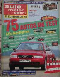 Книги списания автомобили Testjahrbuch Auto Motor & Sport 1995 и 1996