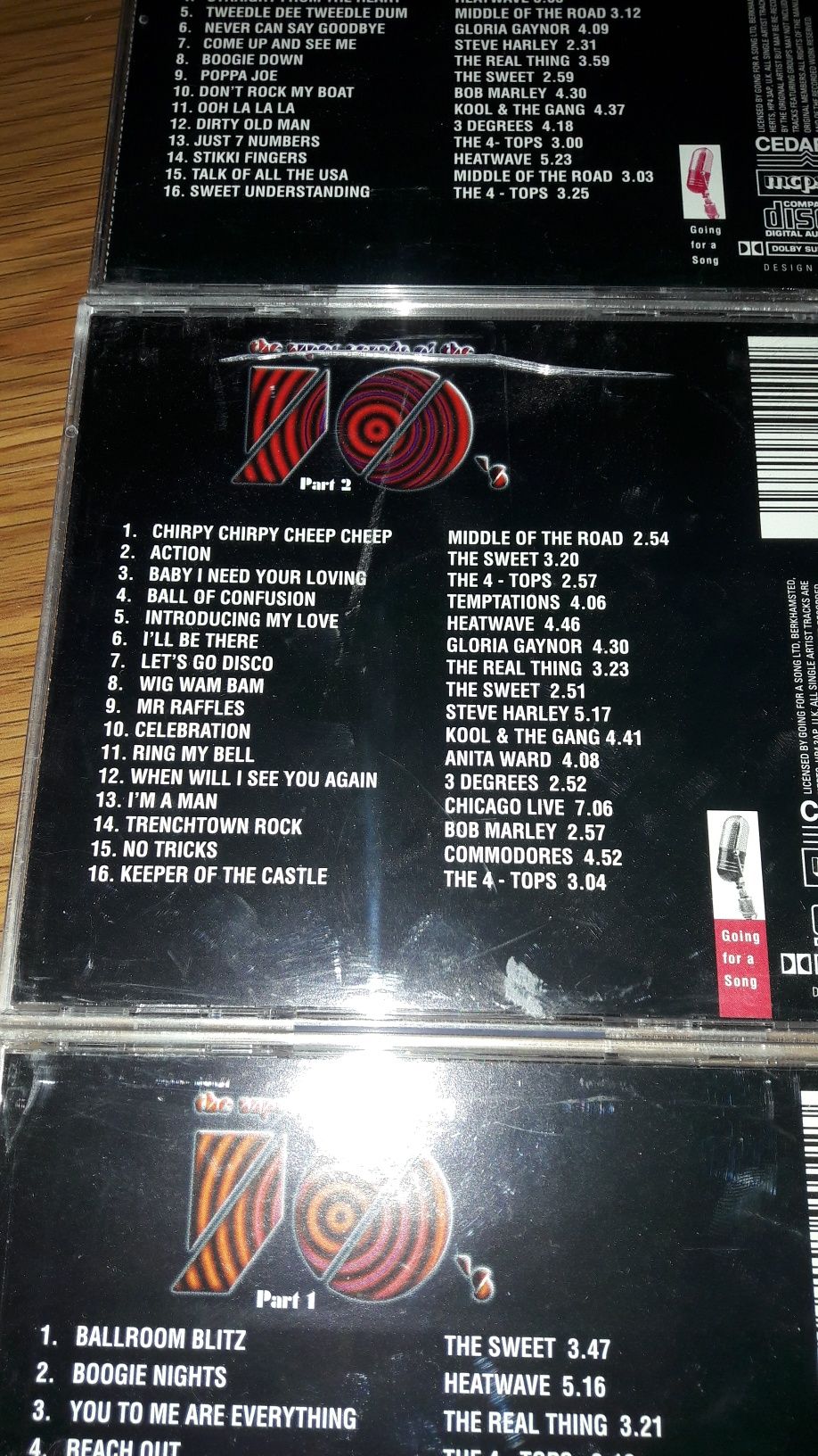 Colecție de cd-uri originale muzica anilor '70 , '80 , '90