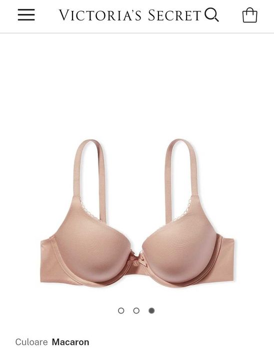 Sutien NOU Victoria Secret neted cu Push-Up Perfect Shape