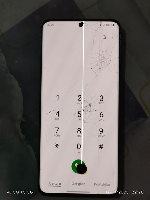 Samsung s20 5g 12+6RAM  128Xotira  pubg mobile 90 fps