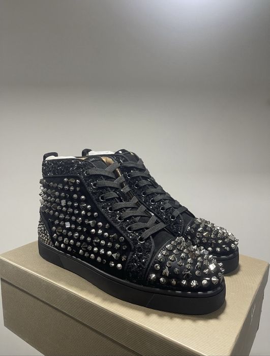 Christian Louboutin High Black Suede