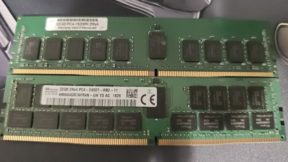 Vând 12 bucăți Memorie RAM server 32GB DDR4 ECC REG