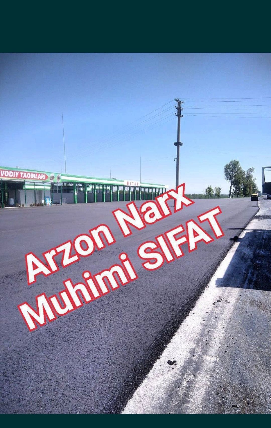 Eng ARZON. Нархда Asfalt  xizmati АСФАЛЬТ