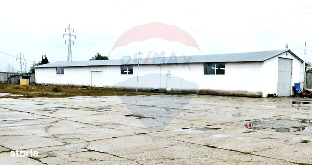 DE INCHIRIAT  HALA 450 mp  +  1000 mp platou betonat - ISALNITA