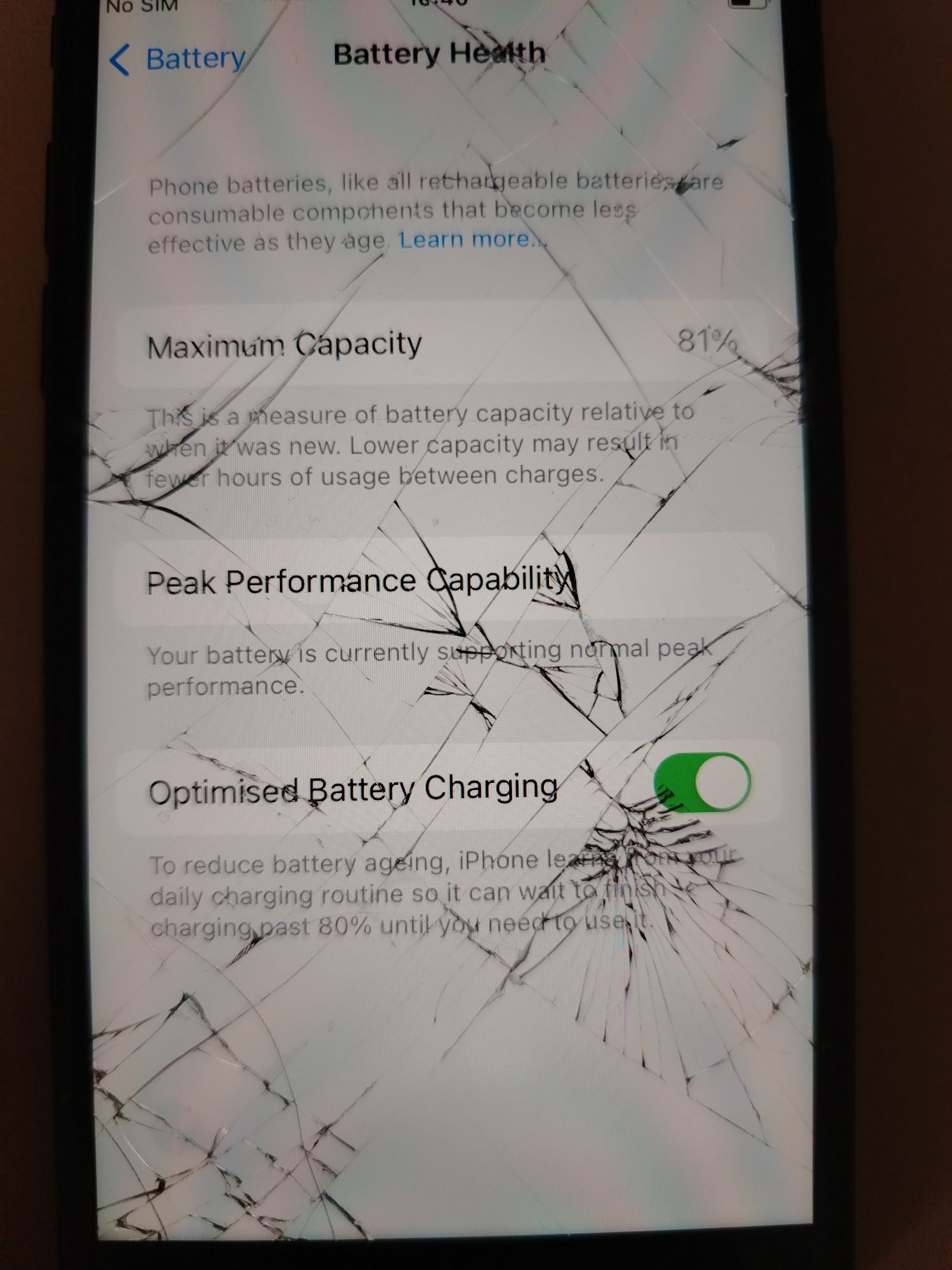 Iphone 7 със счупен дисплей