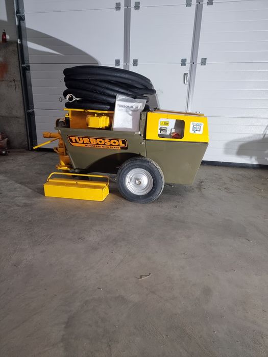 Turbosol, Pompa de tencuit,Masina de tencuit!