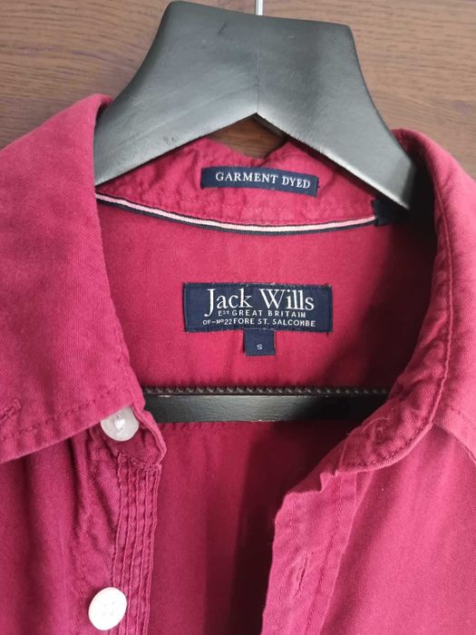 Camasa Jack Wills Purple Shirt Simpla Eleganta Rosu Size S
