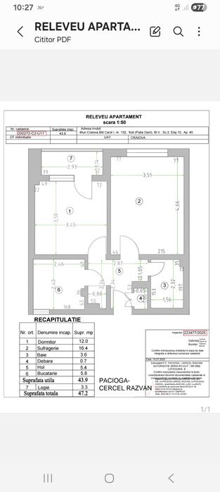 Apartament 2 camere decomandat Bulevardul Carol I Piata Garii