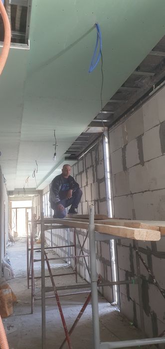 Сделаем ремонт малярный гипсакартон кафель подключ