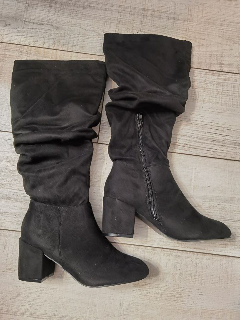 Cizme ruched long boots