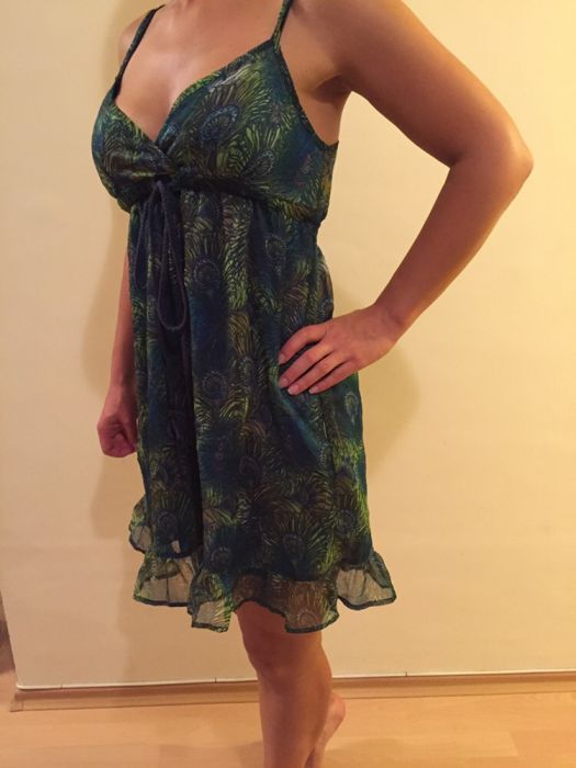 Рокля шарена лятна