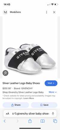 Бебешки обувки/буйки Givenchy