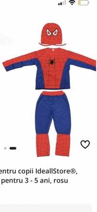 Costum Nou Spiderman copii, marimea 3- 5 ani