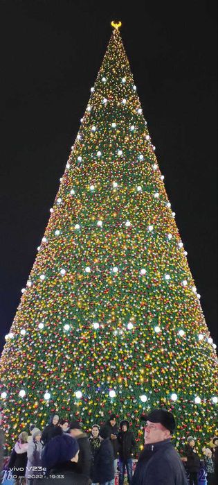 Ёлка Новогодняя  Президентская Prizident Archasi Yangi yil uchun