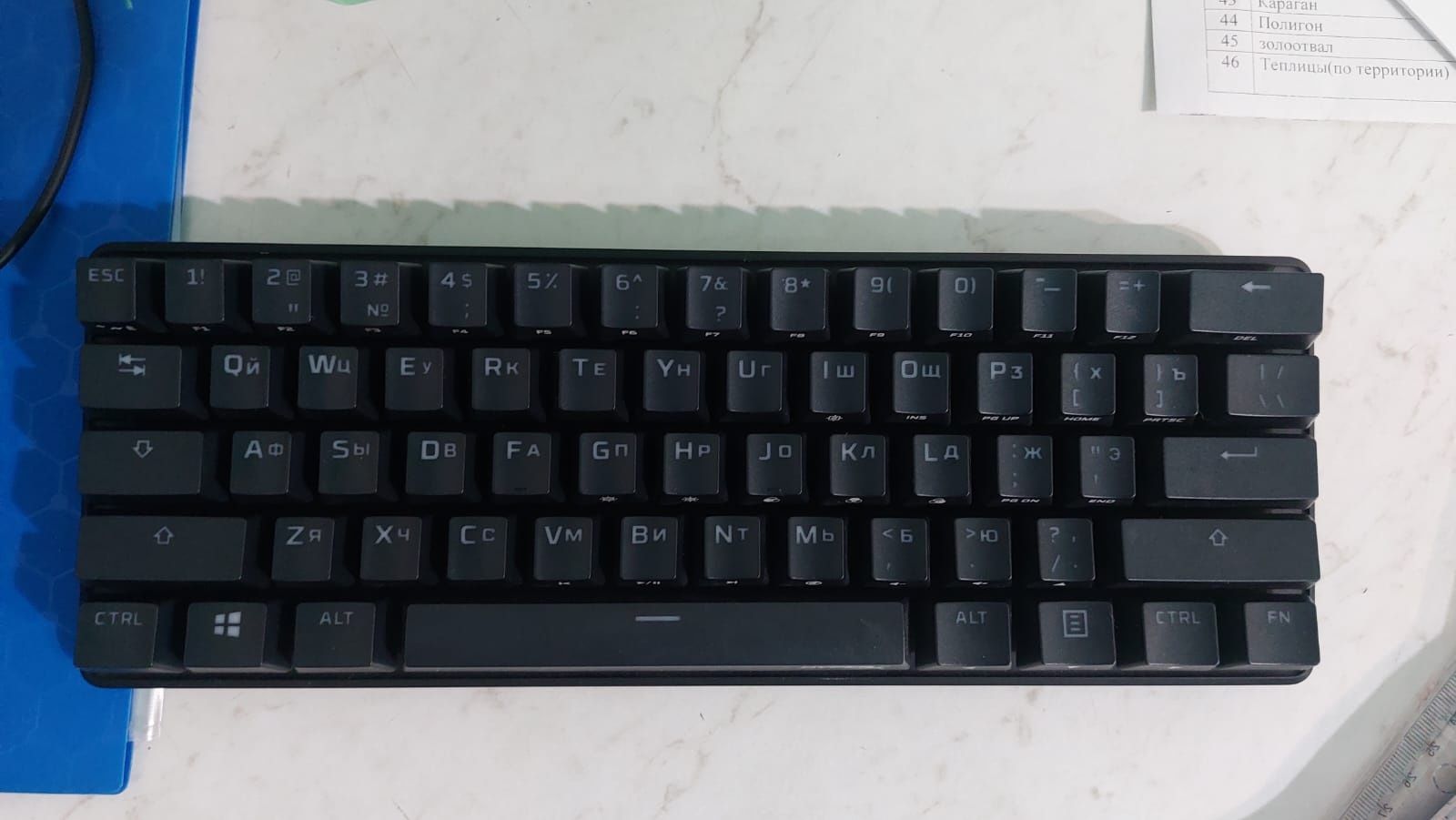Продам игровую  клавиатуру(hyperx alloy origins 60)