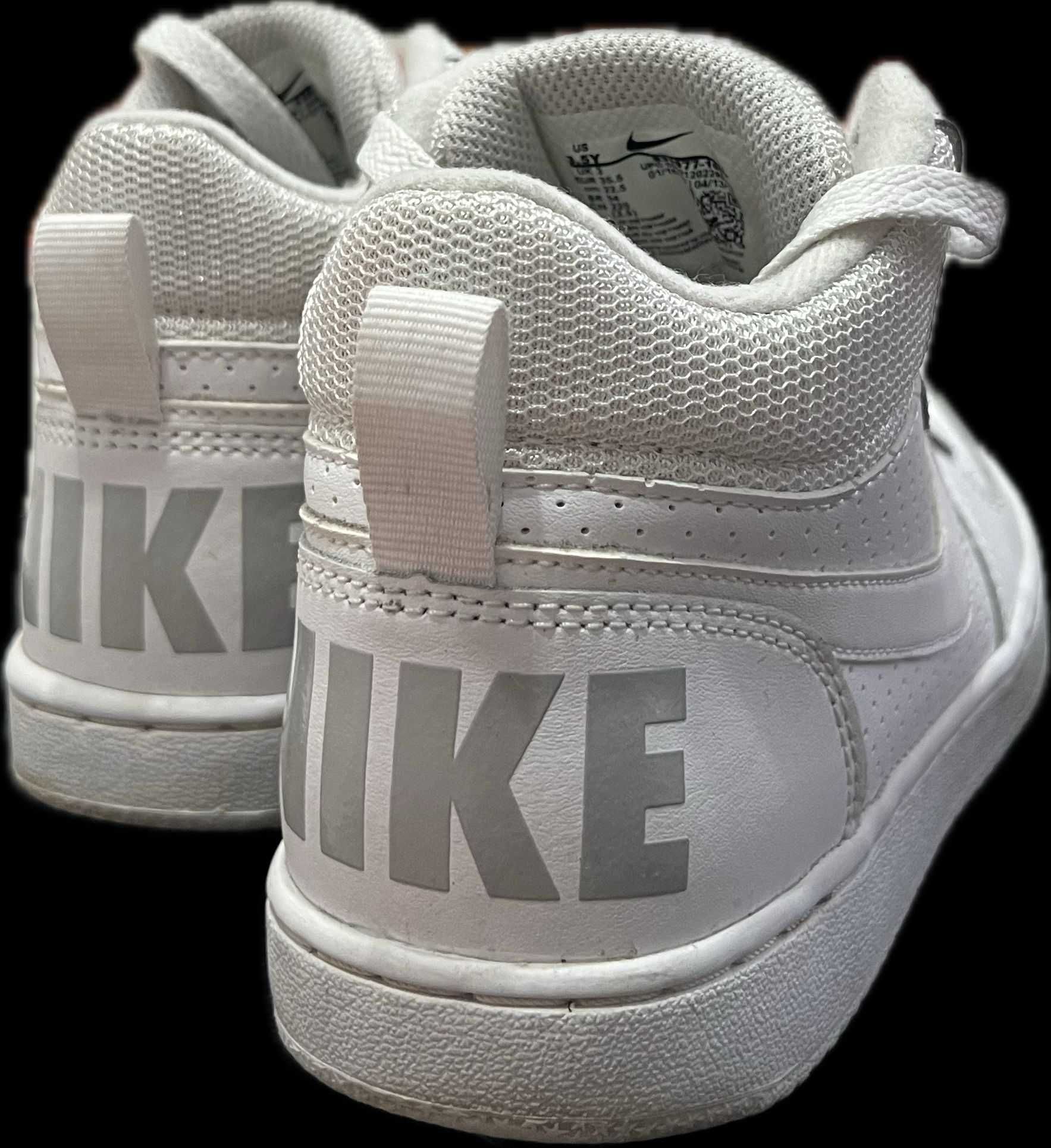 Pantofi Sport Dama Nike Court Borough Mid (GS) 839977 100 White