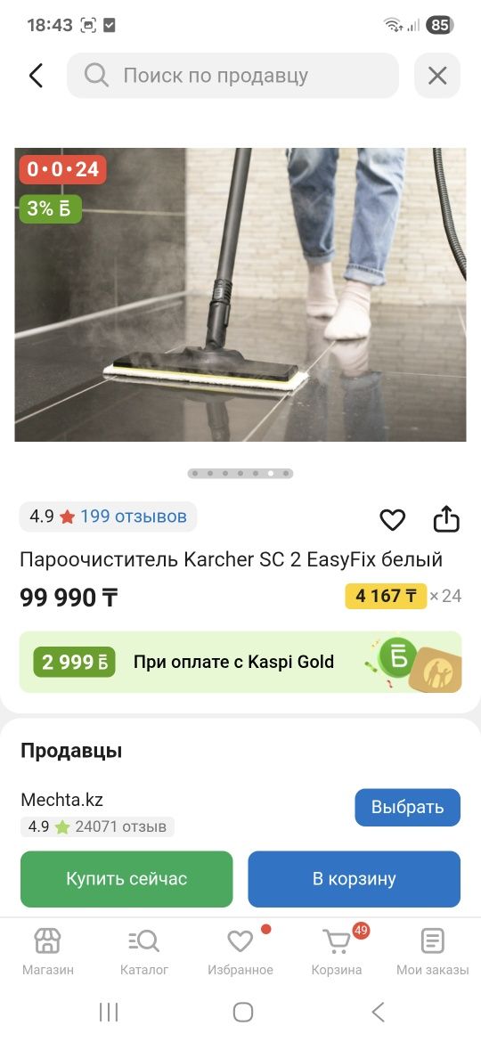 Парогениратор Karcher