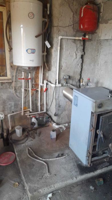 Centrala pe cocs, boiler si vas de expansiune