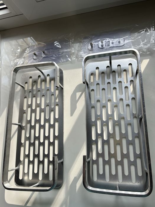 Полки в ванную без сверления