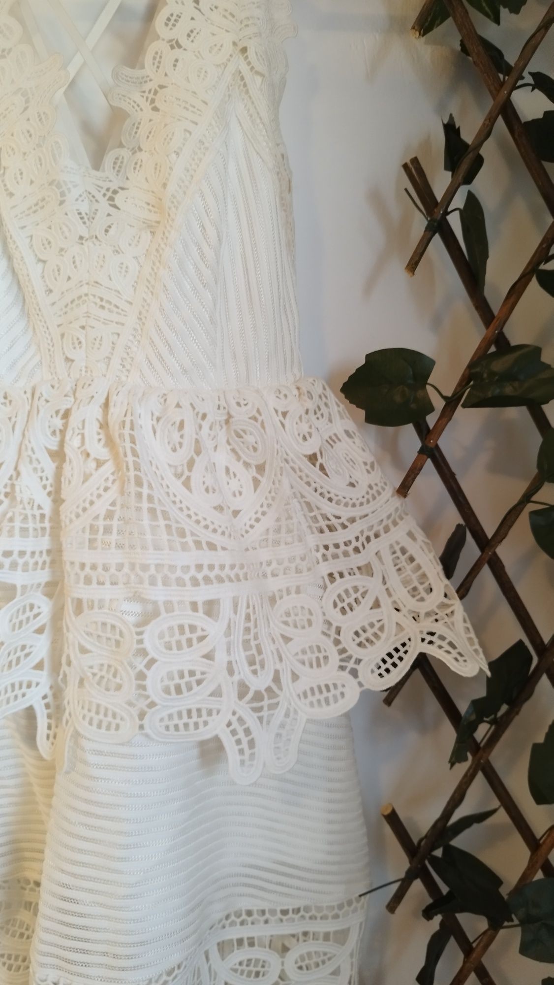 Rochie mini dantela Self-Portrait