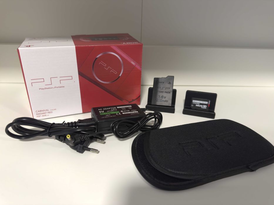 Sony PSP 3000 Radiant Red Modata (cutie si accesorii)