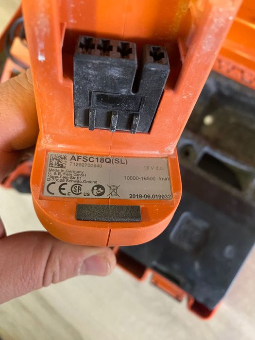 Oscilator FEIN Supercut cu acumulatori AFSC 18 QCSL StarlockMax 18v