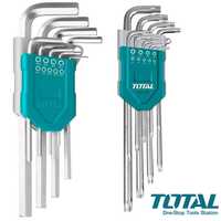 Комплект Г-образни ключове TOTAL Industrial THT106KT0181, SW+TX, 18бр.
