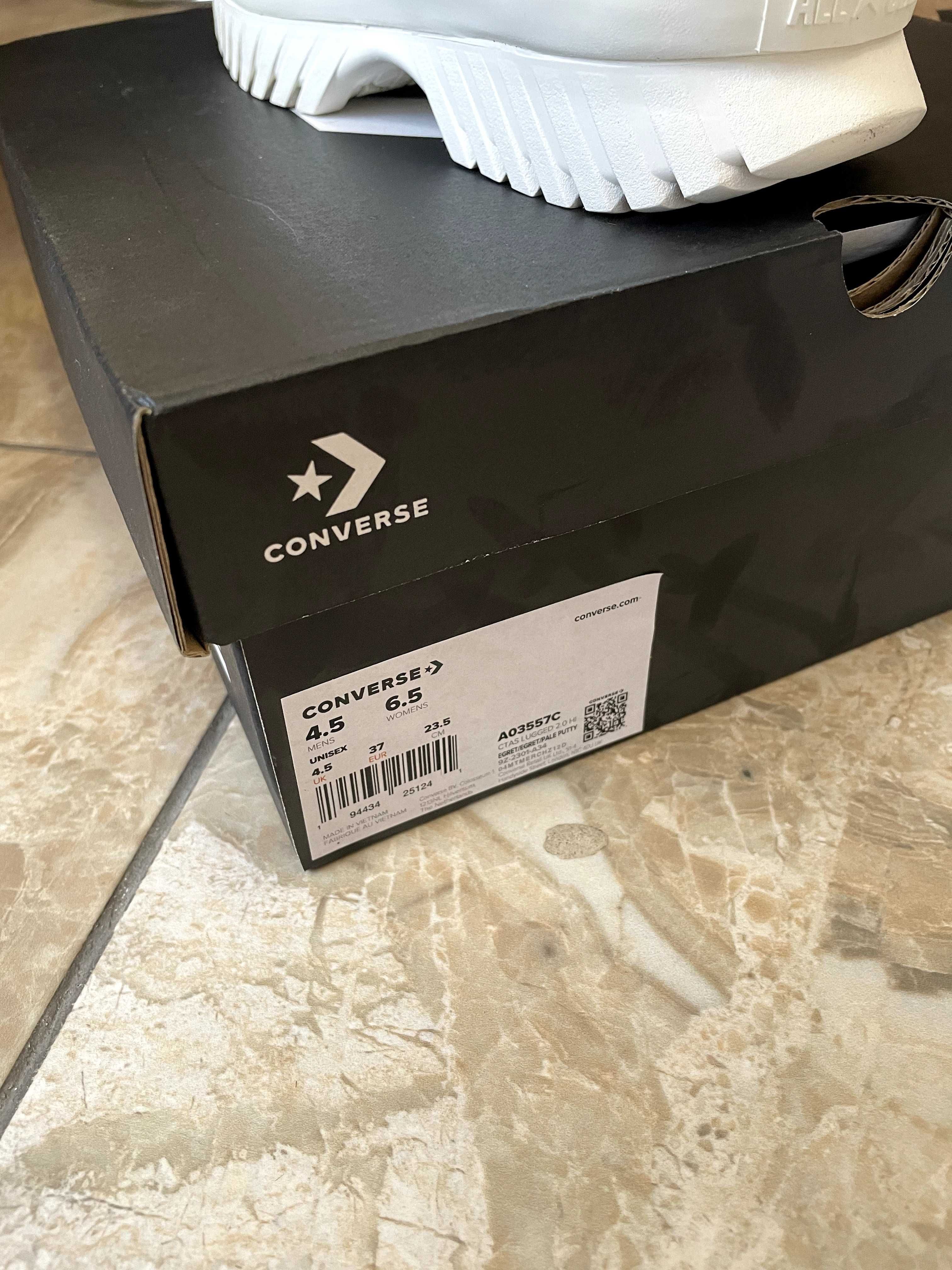 Високи кецове Converse 39 Chuck Taylor All Star Lugged 2.0 в бяло