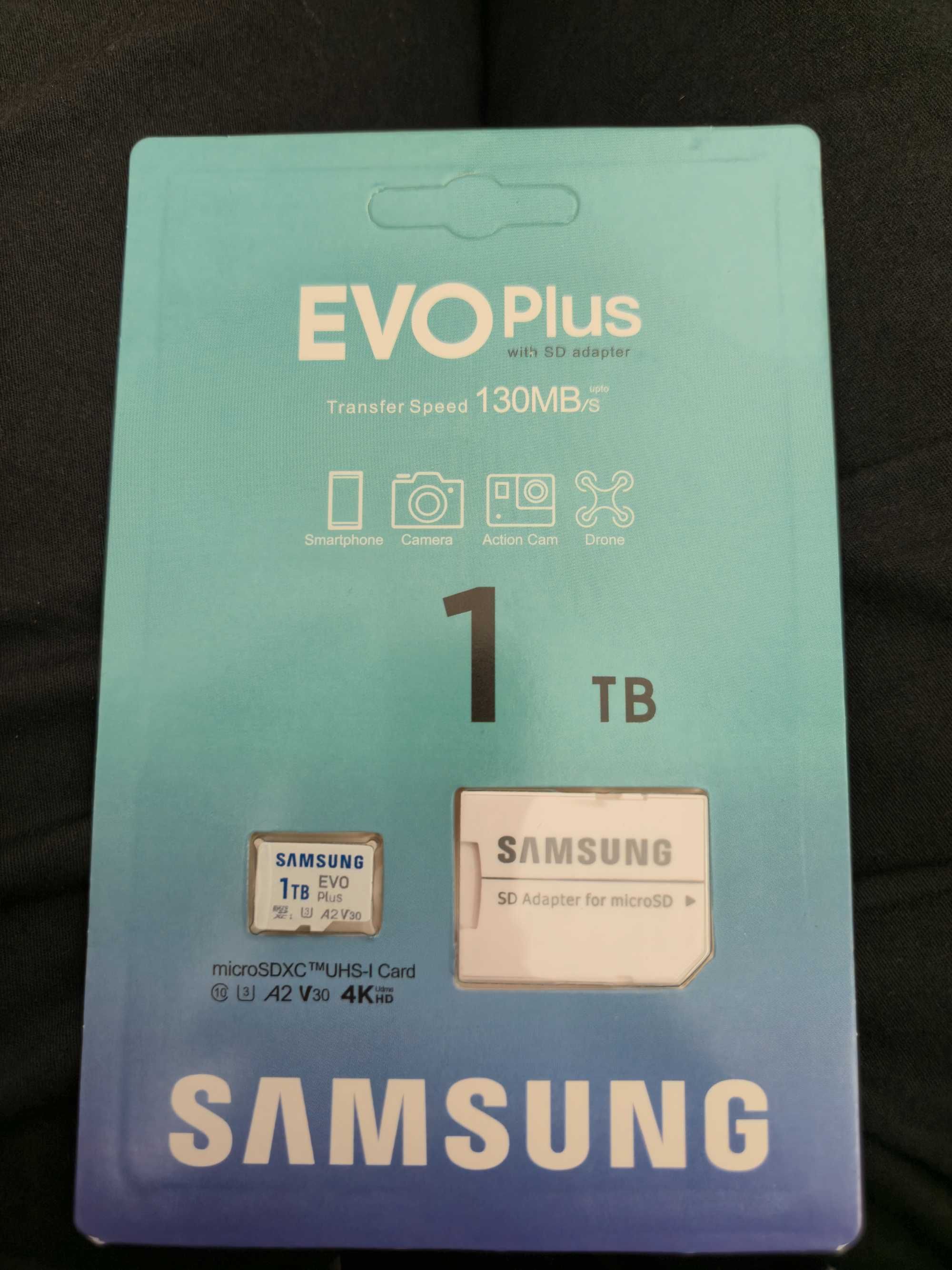 Карта памет 1TB Samsung EVO PLUS microSDXC UHS-I U3 inkl. SD Adapter