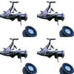 Set 4 mulinete Diamant Alb CF 10000