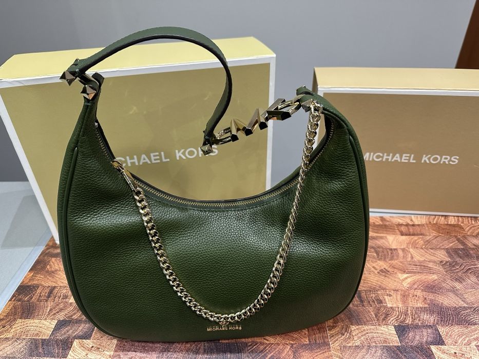 Дамска чанта Michael Kors Piper Amazon Green