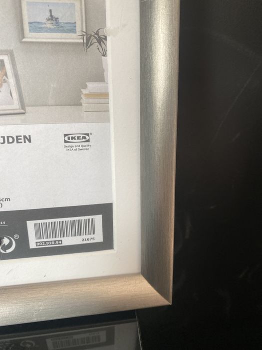 Rama tablou 13x18 10x15 argintie gri metal