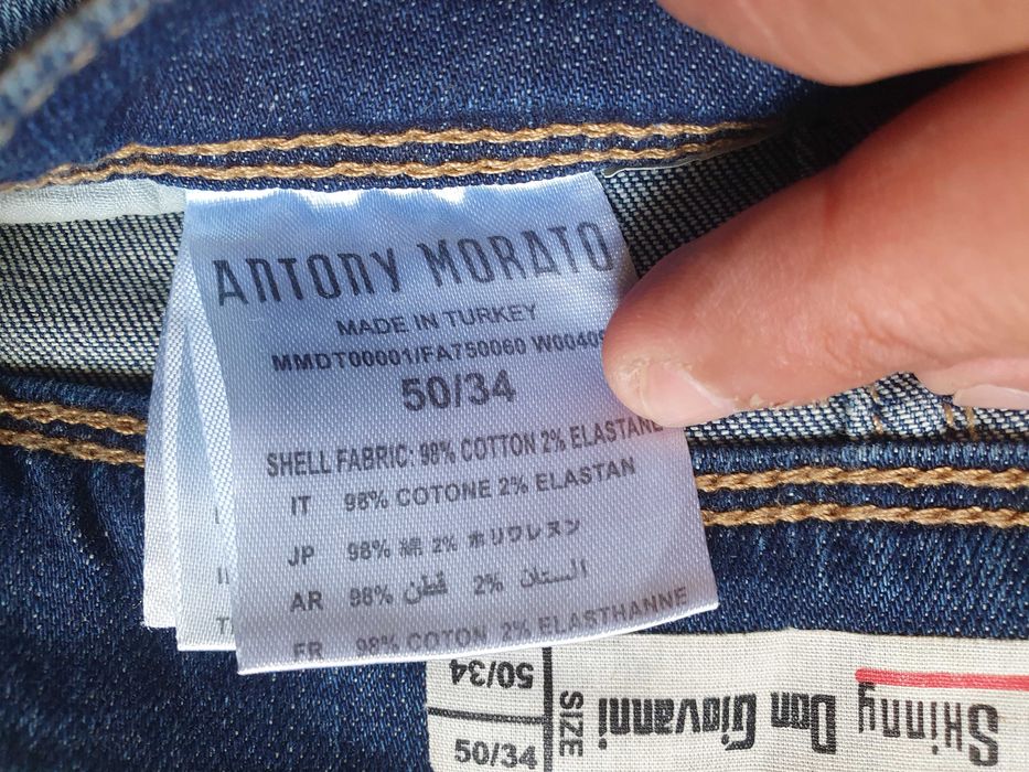 Blugi Antony Morato "Extra Skinny" - Marime IT 50 / US 34 (Talie 89 cm