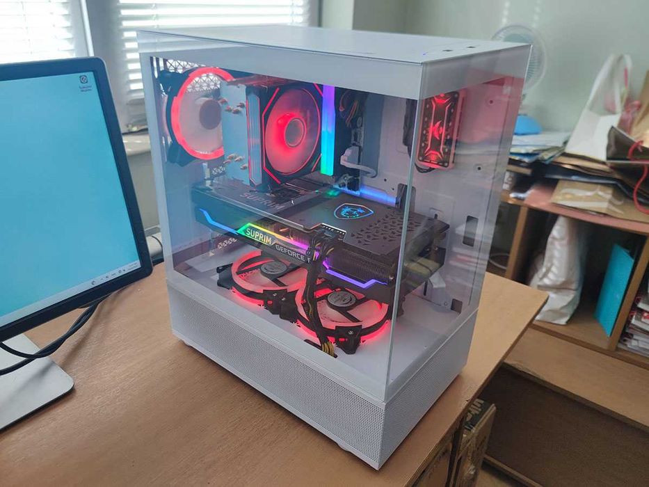 Геймърски компютър, Ryzen 8400f, Rtx 3070, 32gb DDR5, 1tb Nvme, 750W