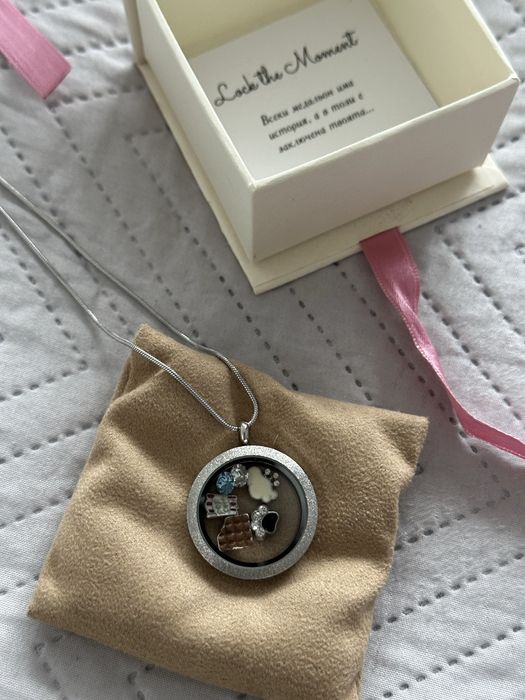 Колие с талисмани Lock the Moment