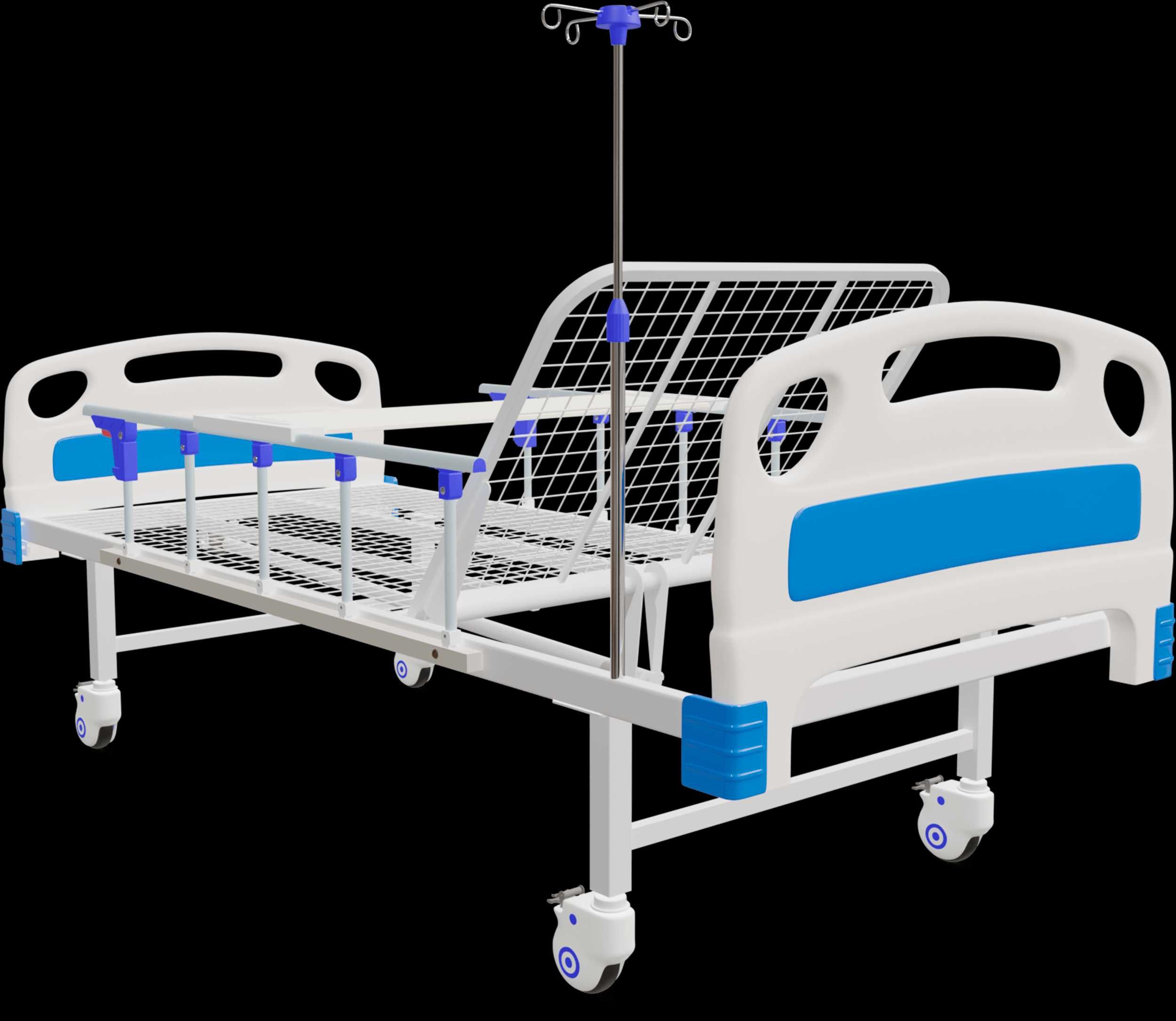 Одна функциональная механическая медицинская кровать
