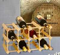 Kit elemente lemn pentru suport/raft pentru sticle vin