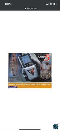 Electrostimulator muscular profesional TESMED MAX 5, 12 electrozi)