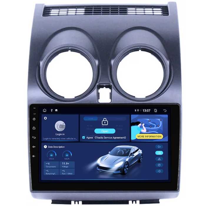 Navigatie Nissan Qashqai 2006-2013, Android 14, 4GB RAM/64GB ROM
